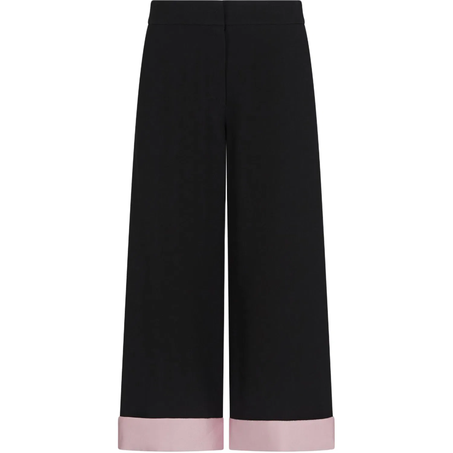 Женские брюки из кади-крепа EMPORIO ARMANI, Black