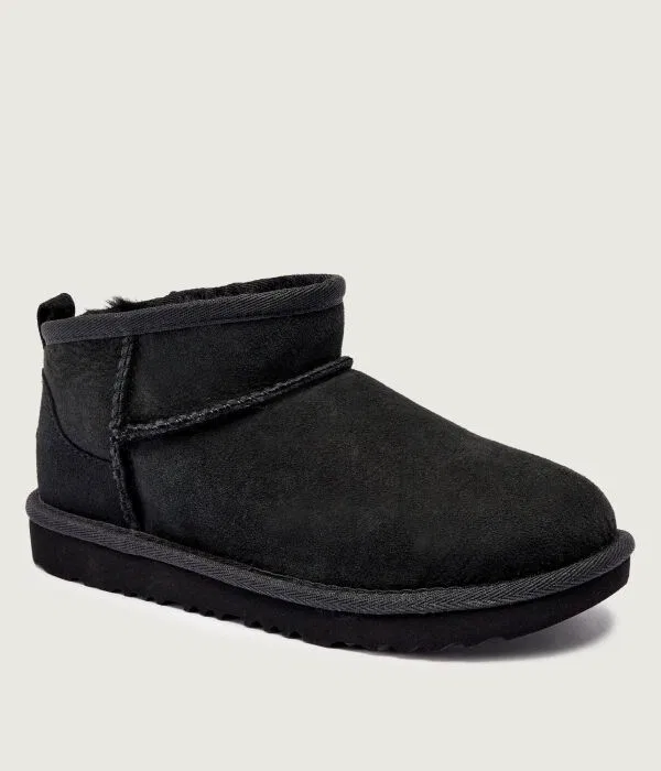 Детские зимние сапоги Classic Ultra Mini UGG, черный