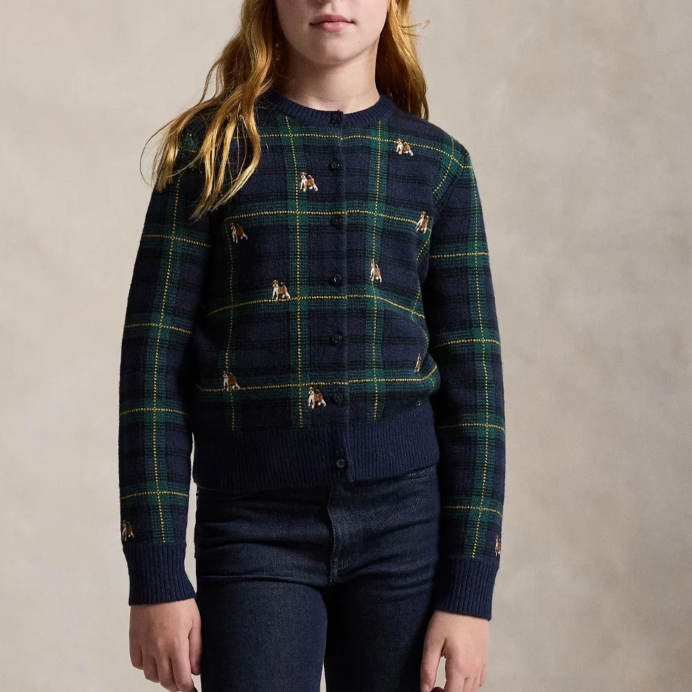 Детский свитер с длинным рукавом Polo Ralph Lauren, Marine Blue Multicolor — фото 3