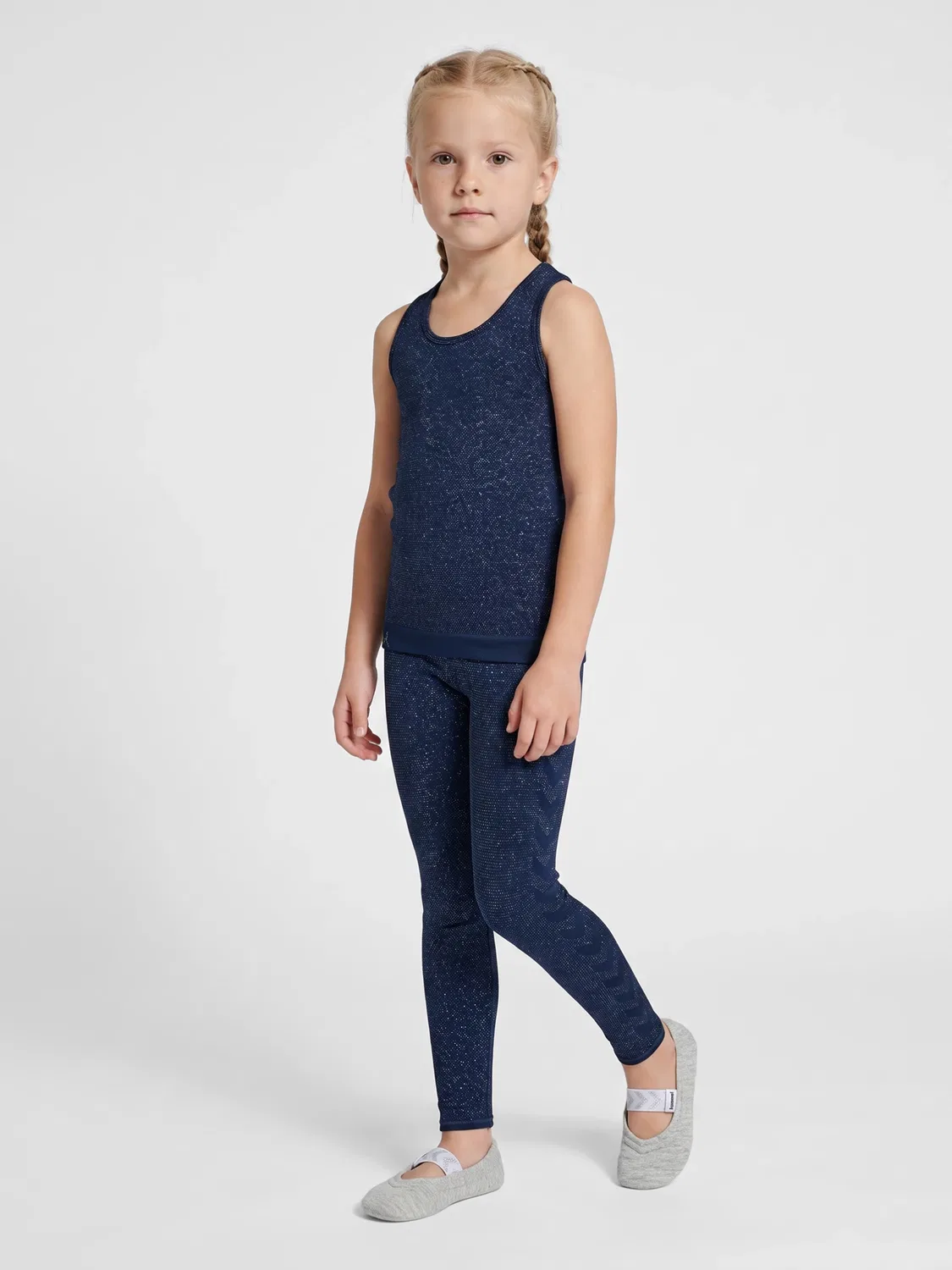 Футболка с длинным рукавом бесшовная Hmljr Seamless Hummel, синий — фото 2