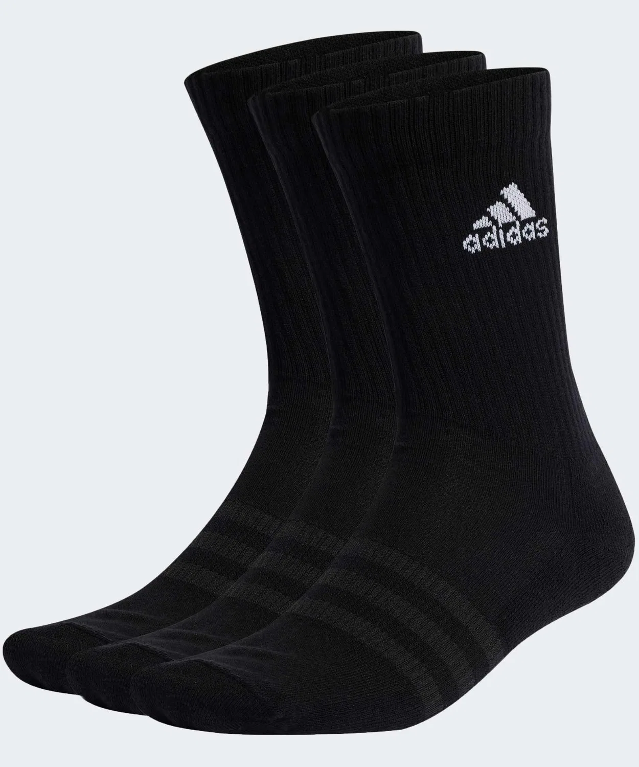 Носки с поддержкой свода стопы, 3 пары Adidas, Black — фото 2