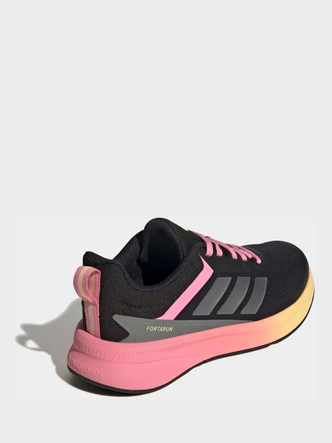 Кроссовки Fortarun 4.0 adidas, черный/розовый — фото 4