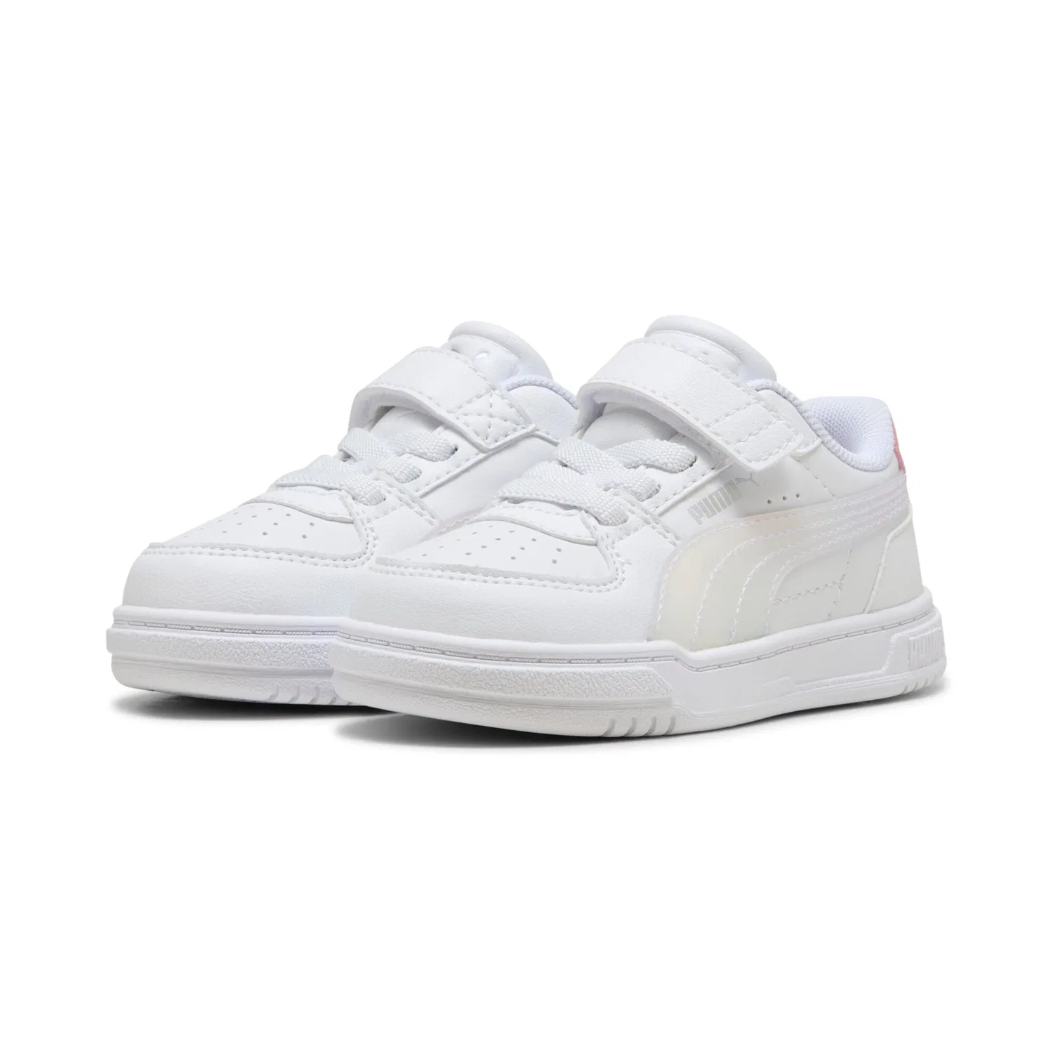 Детские кроссовки спортивные Caven III PUMA, White/Rosy Outlook/Silver