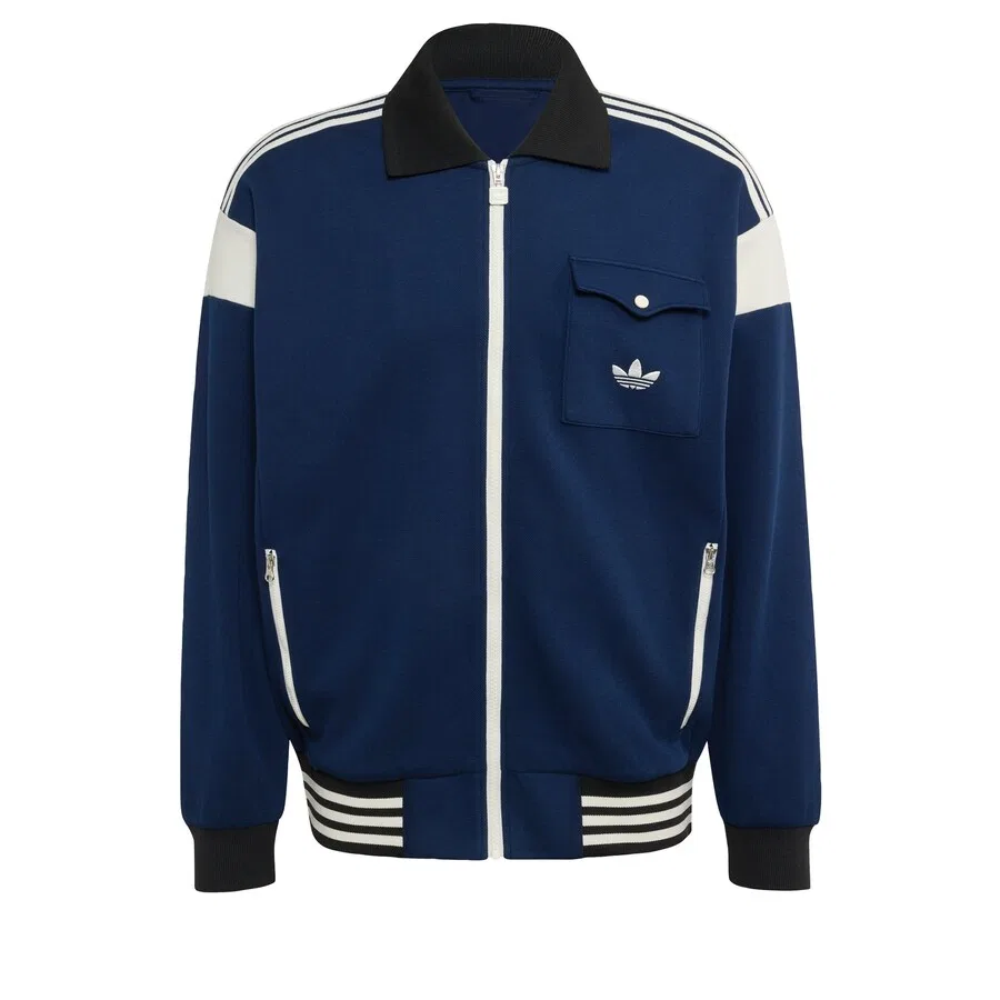 Куртка ADIDAS ORIGINALS Between-Season 'TRACK TOP' темно-синего цвета