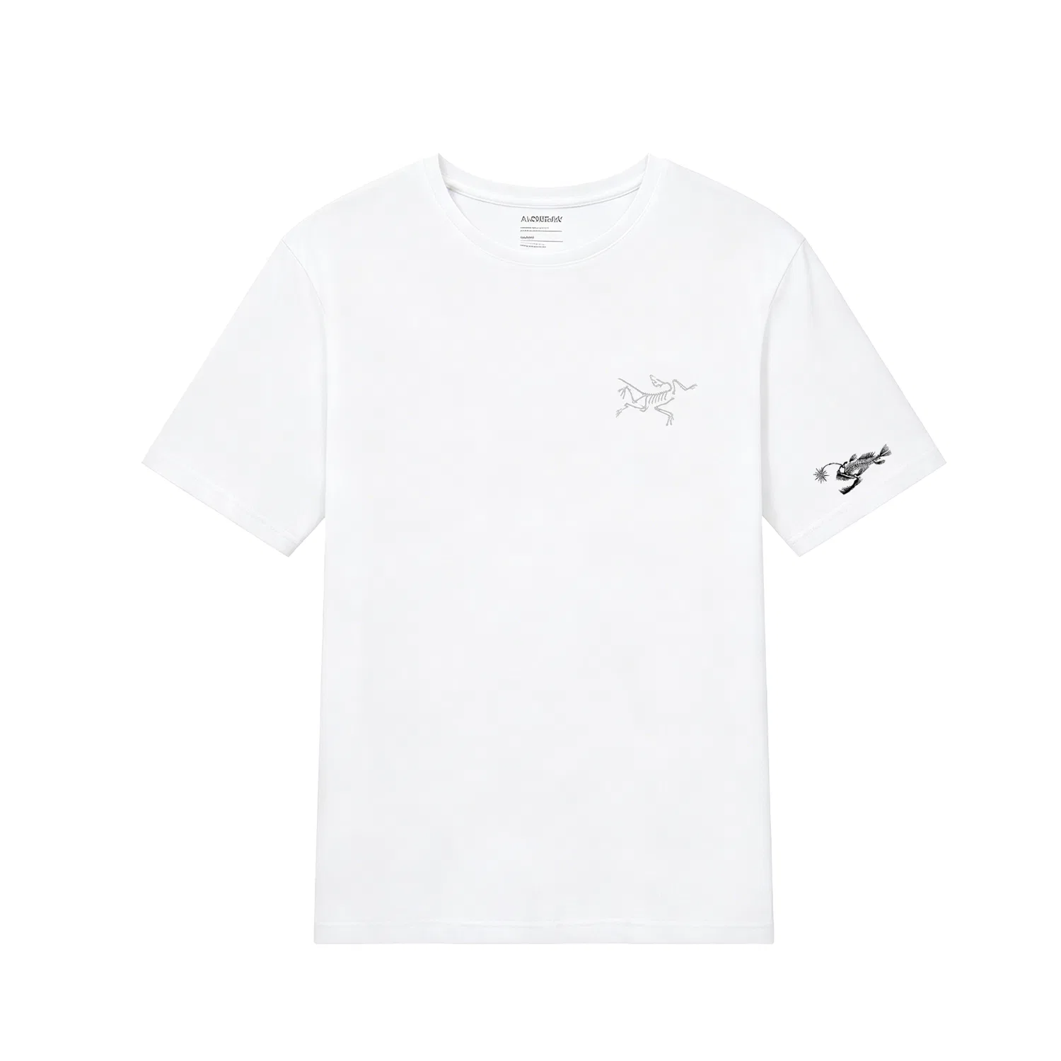 Футболка с круглым вырезом Unisex Crew Neck Moderate Arcteryx, Ivory White/White Light