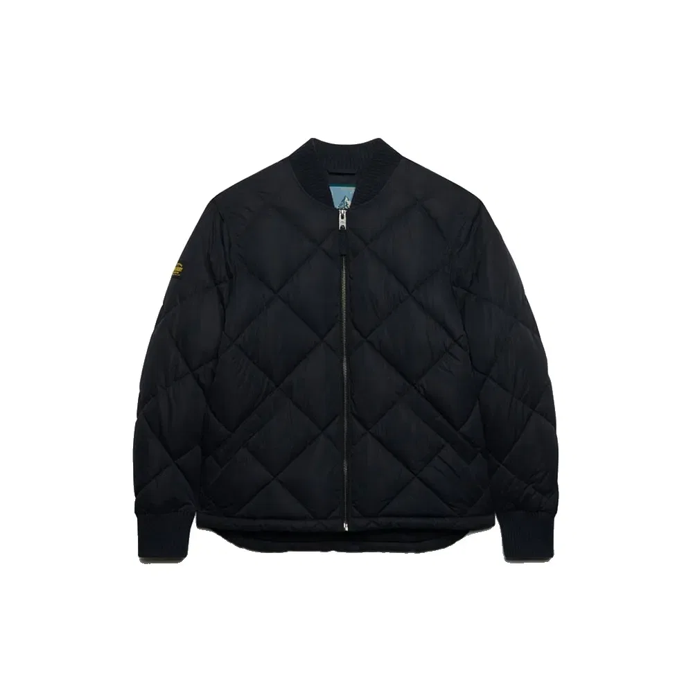 Мужская куртка Diamond Quilt Superdry, Black — фото 3