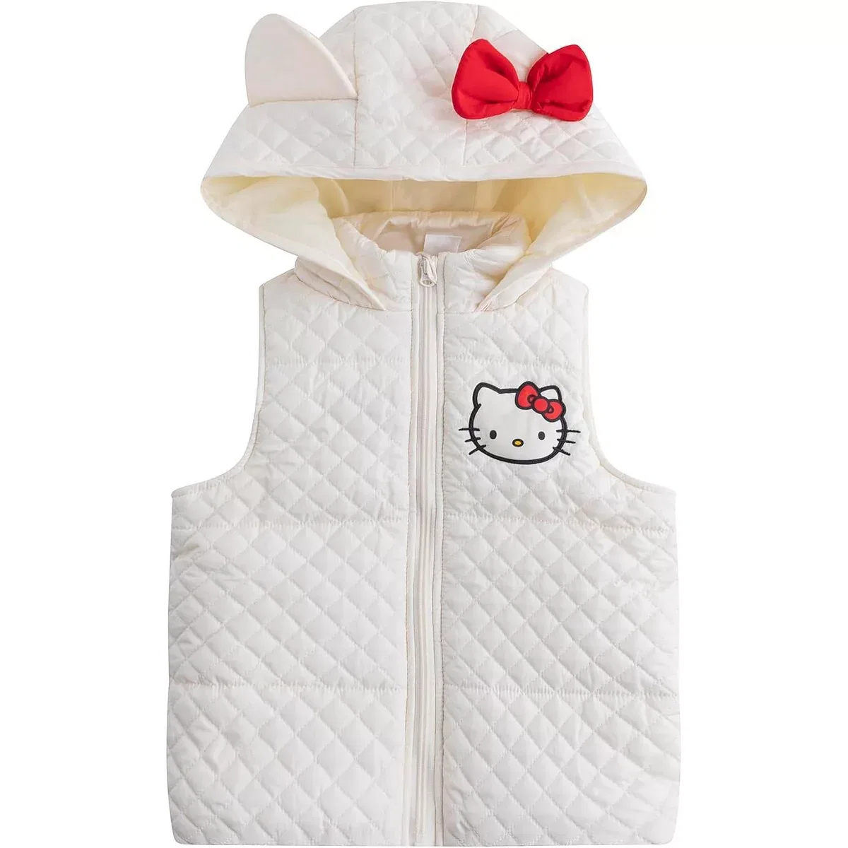 Детский комплект для девочек с длинным рукавом Hello Kitty Sanrio, Hello Kitty, Red — фото 2