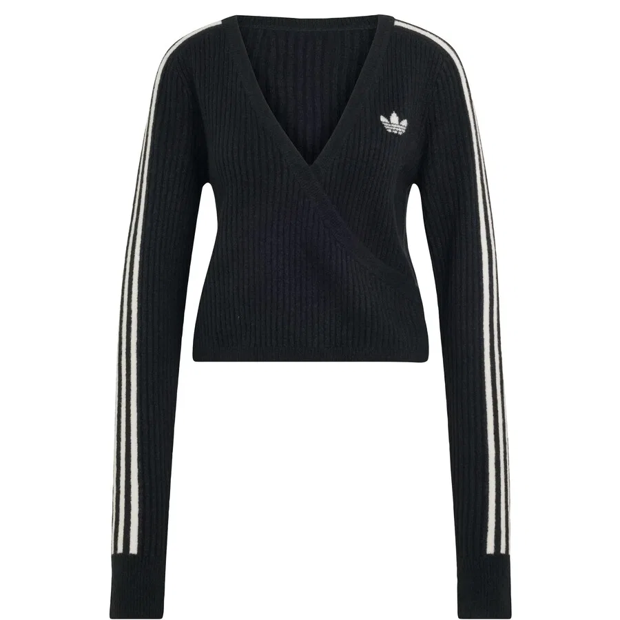 Свитер ADIDAS ORIGINALS 'Adidas Originals By Jennie' черного цвета