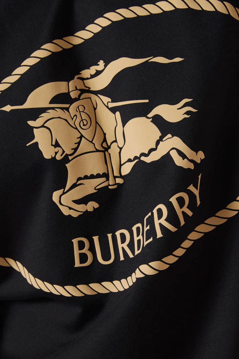 Футболка с принтом Knight Stamp Burberry — фото 4
