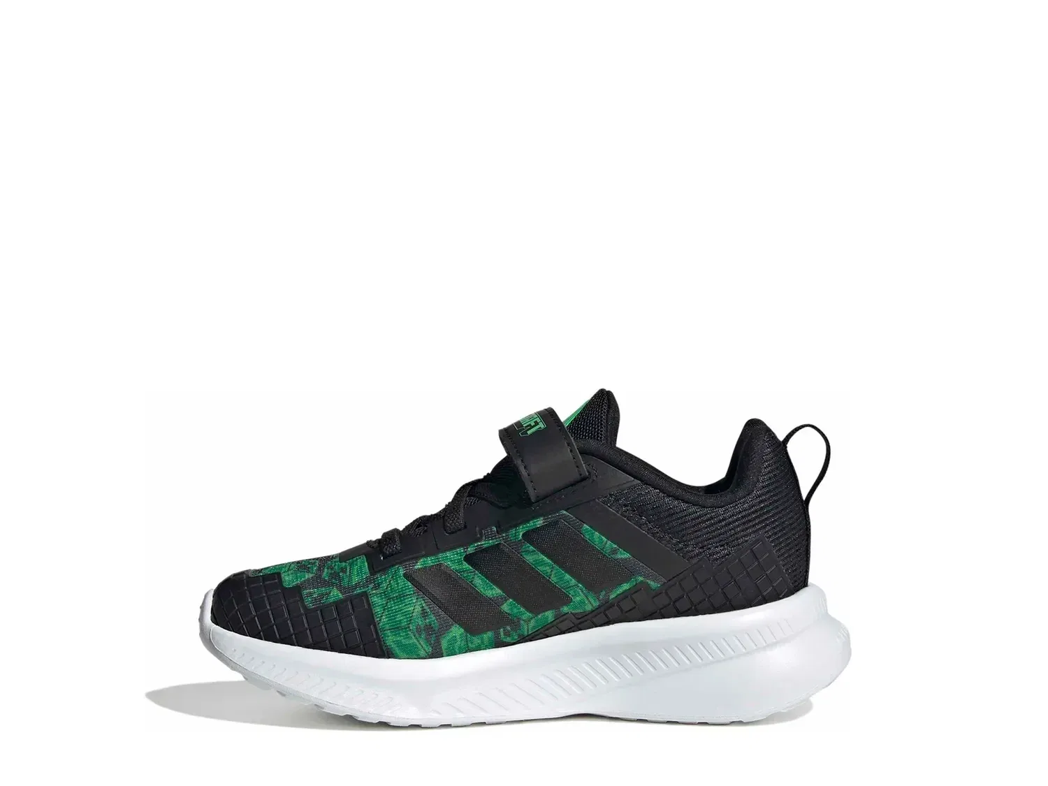 Кроссовки Minecraft Fortarun 4.0, adidas, черный/зеленый — фото 2