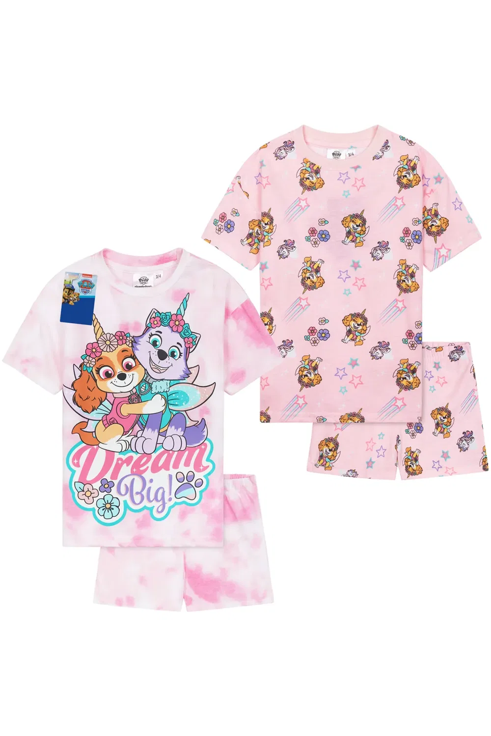 Детский комплект пижамы с коротким рукавом Paw Patrol, Multi