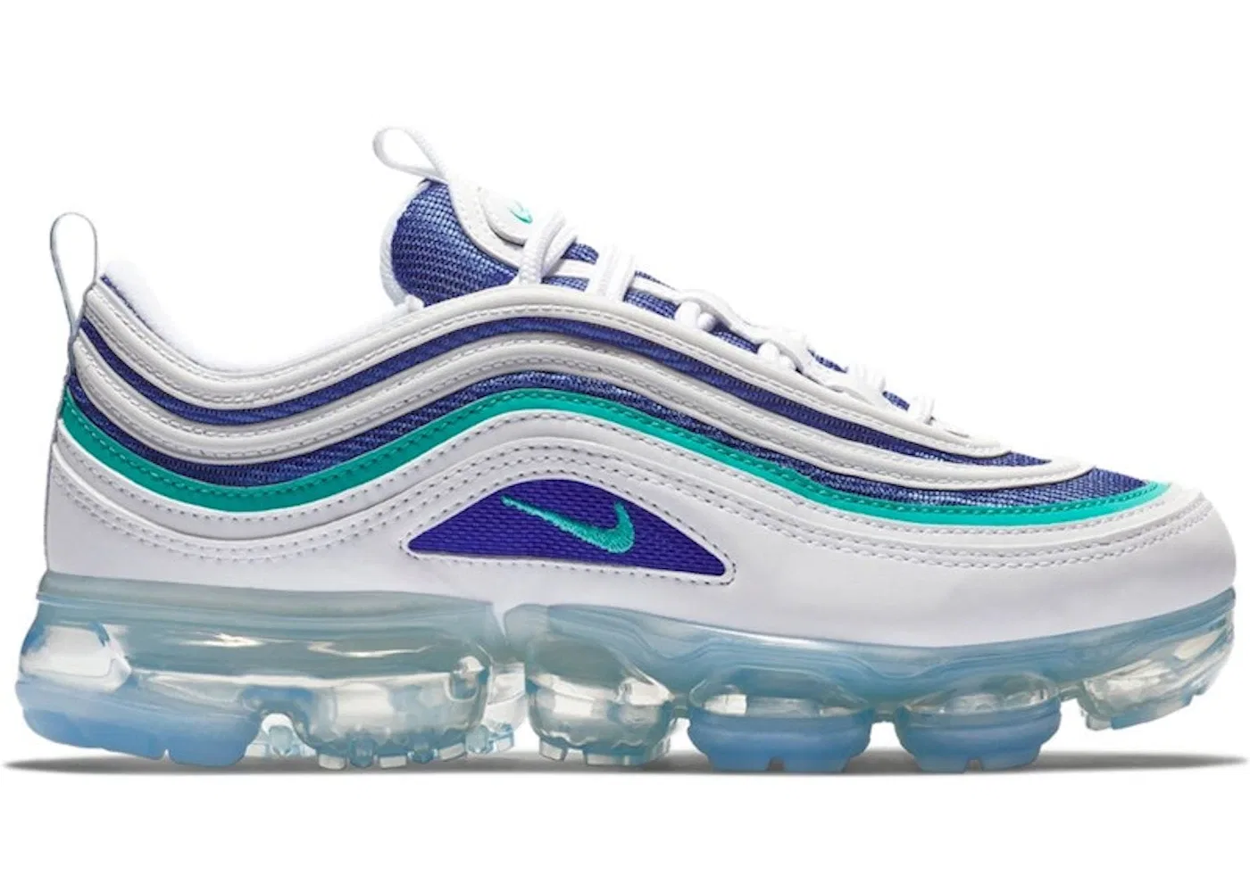 Детские кроссовки Lifestyle Nike Air VaporMax 97 Nike, White/Indigo Burst-Hyper Jade