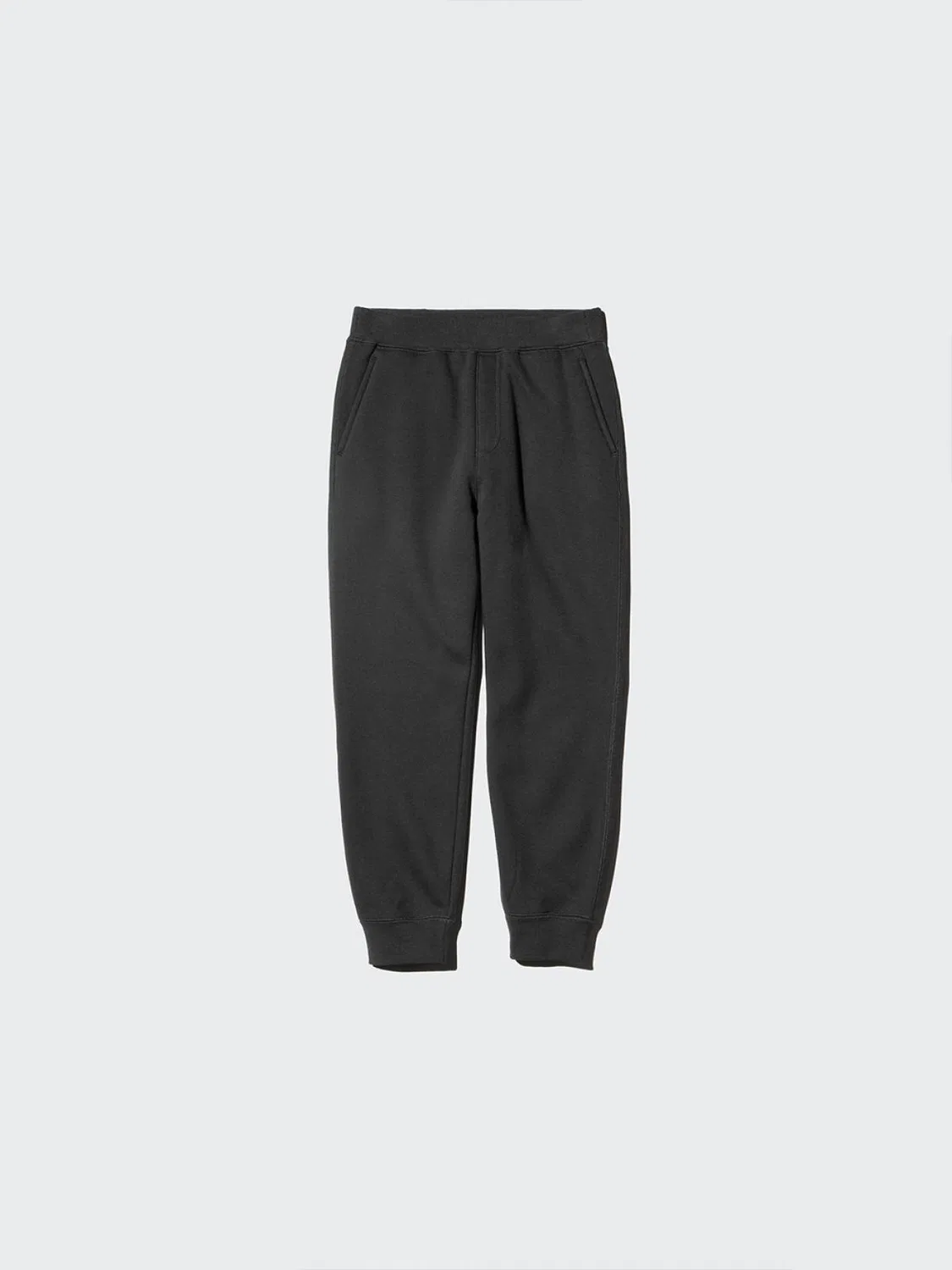 Спортивные штаны утепленные с имитацией овчины Uniqlo, черный