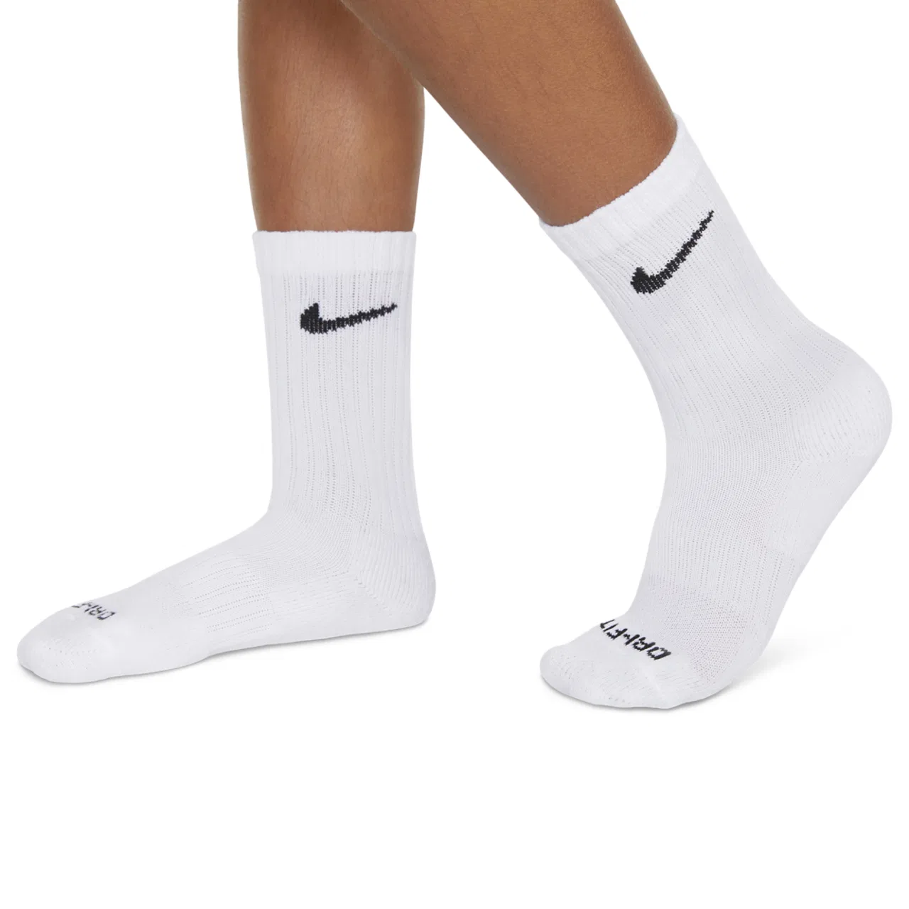 Детские носки для мальчиков с технологией Dri-FIT, Nike, White White — фото 3