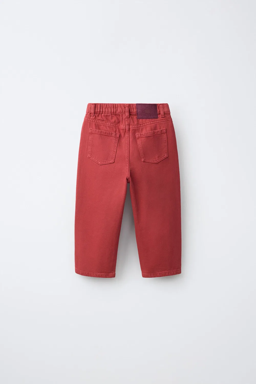 Прямые джинсы ZARA, Red — фото 2