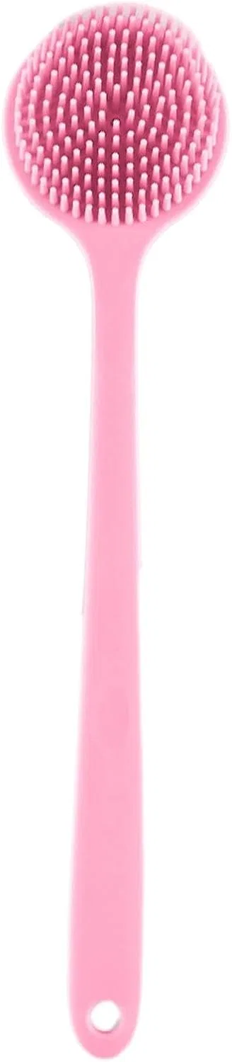 Щетка для душа с длинной ручкой, Generisch, 125 г, Rose