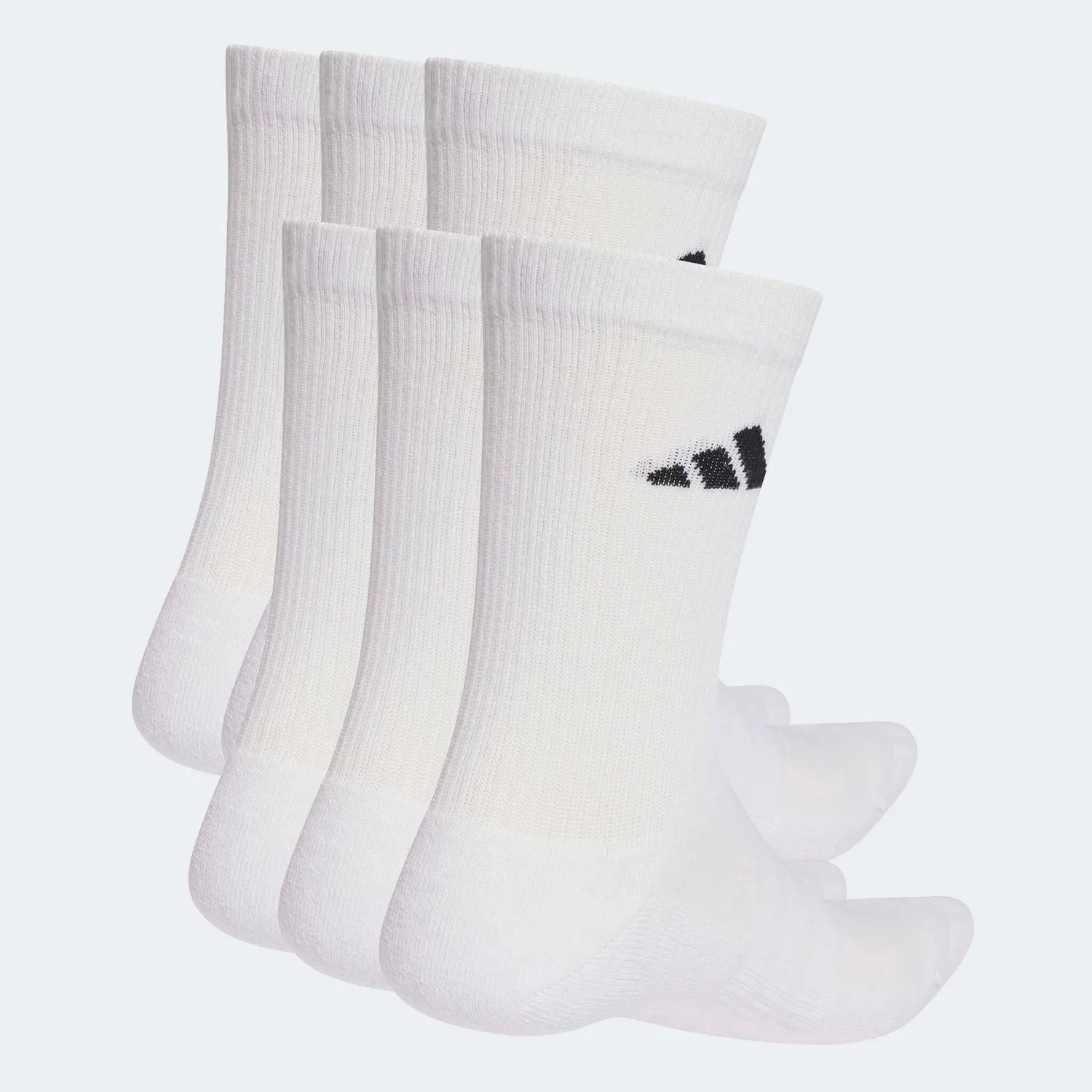 Женские спортивные носки с амортизацией Adidas Performance, White/Black — фото 2