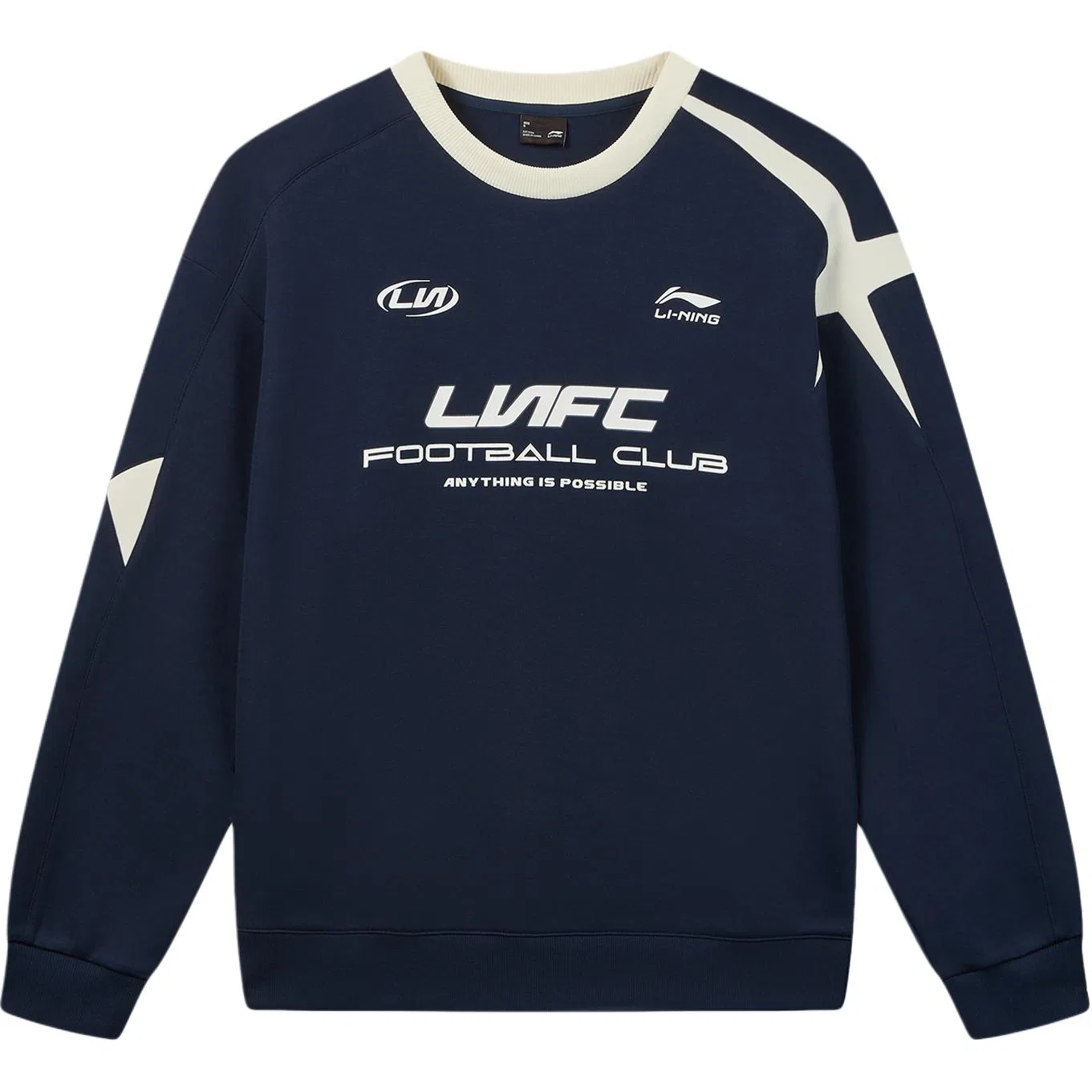 Детский свитшот с V-образным вырезом Lighthouse Blue Li-Ning