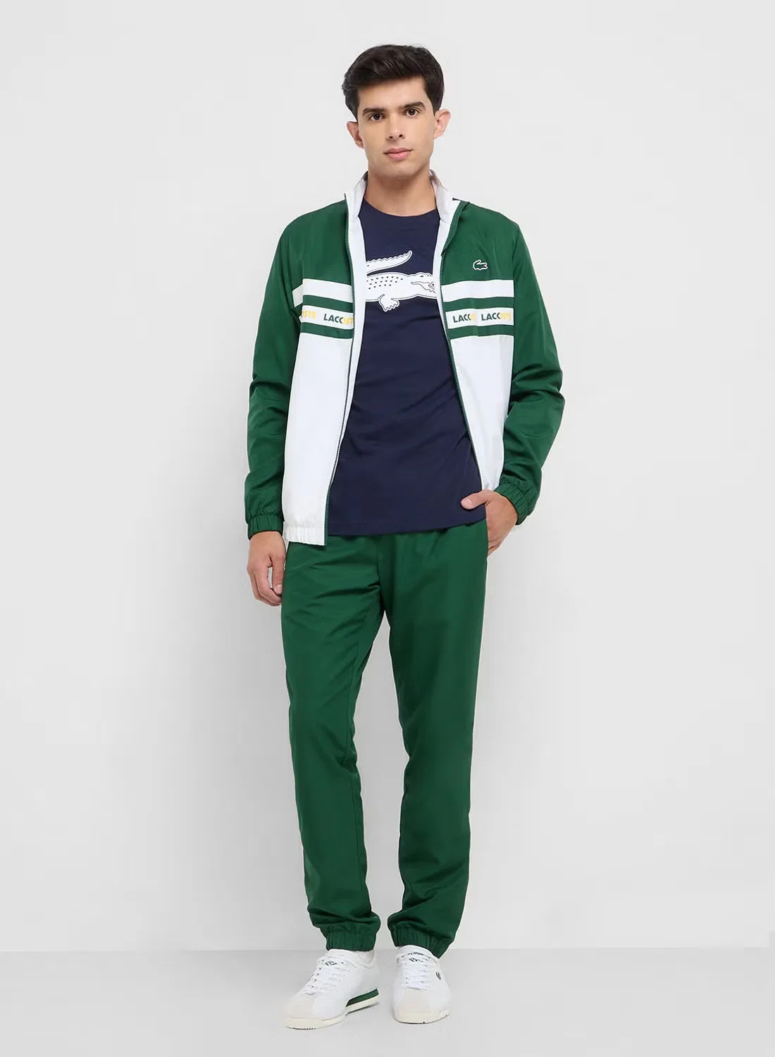 Футболка с высоким воротом Ultra-Dry Lacoste, темно-синий — фото 4