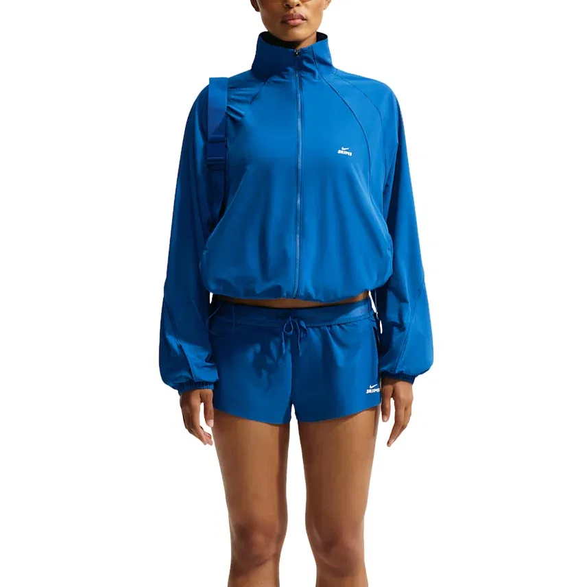 Женская куртка SKIMS Stretch Nylon Oversized Jacket 'Cobalt' Nike, Cobalt — фото 2