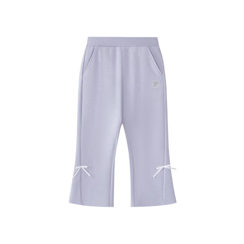 Детские спортивные штаны из трикотажа Cool Purple FILA KIDS