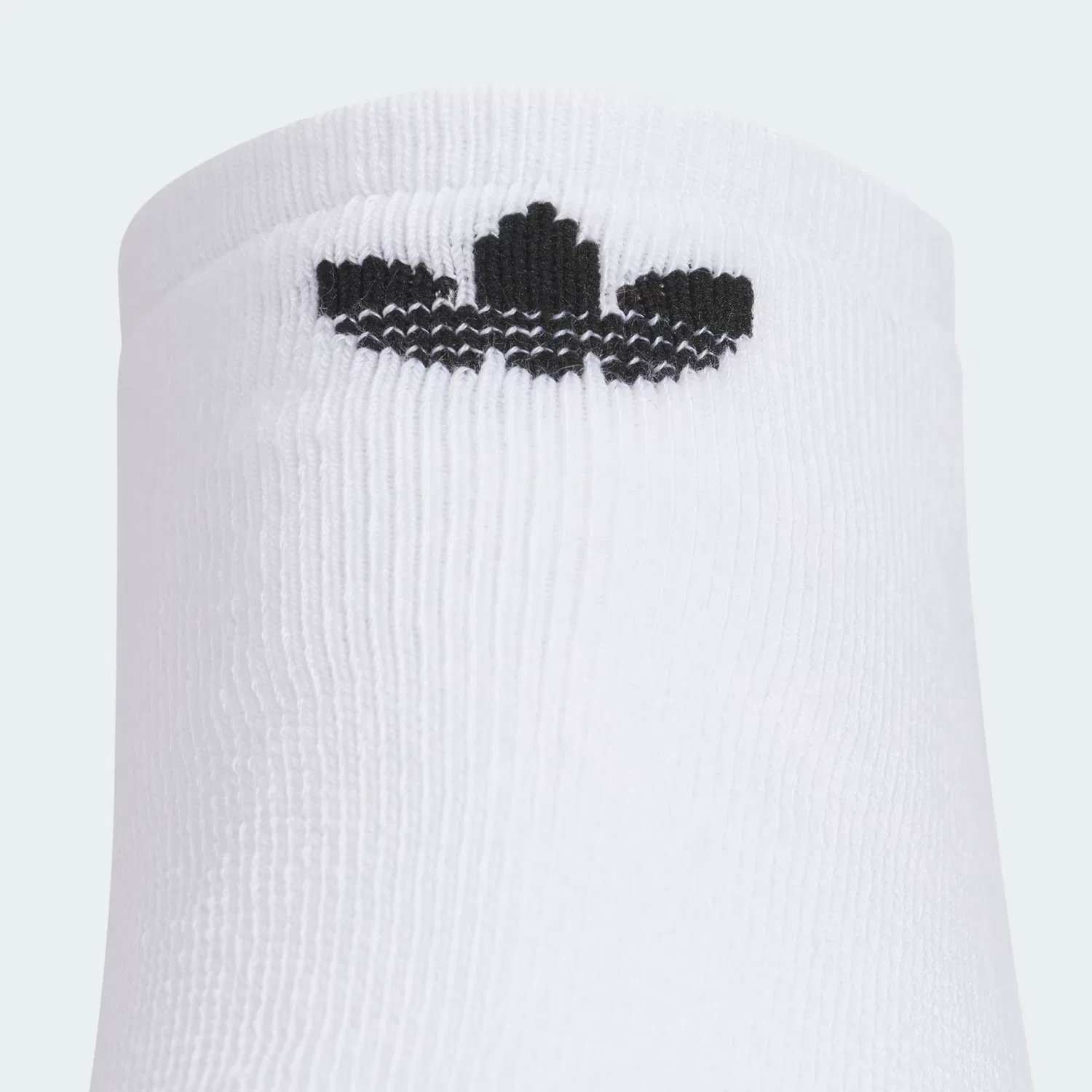 Носки-следки влагоотводящие, набор из 6 пар, trefoil 2.0 Adidas Originals, белый/черный — фото 2