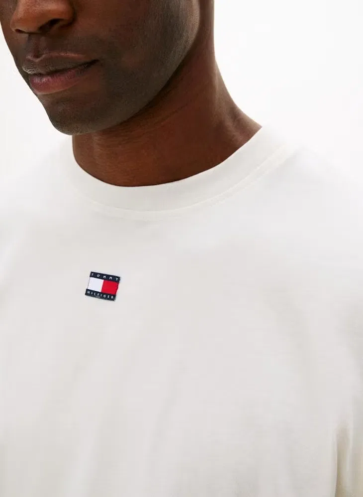 Комплект пижамный с принтом Heritage Tommy Hilfiger, слоновая кость — фото 4