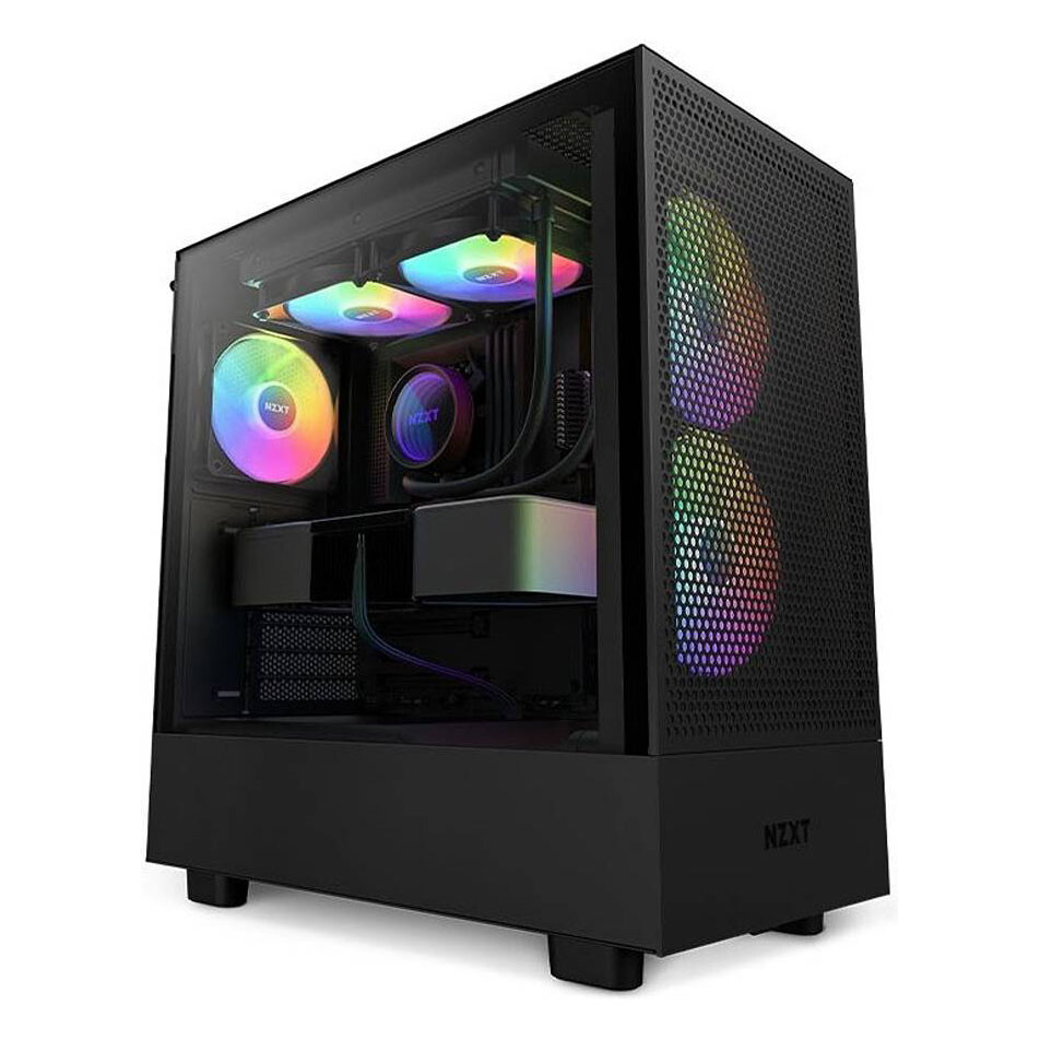 

Корпус NZXT H5 Flow RGB, Mid Tower, черный