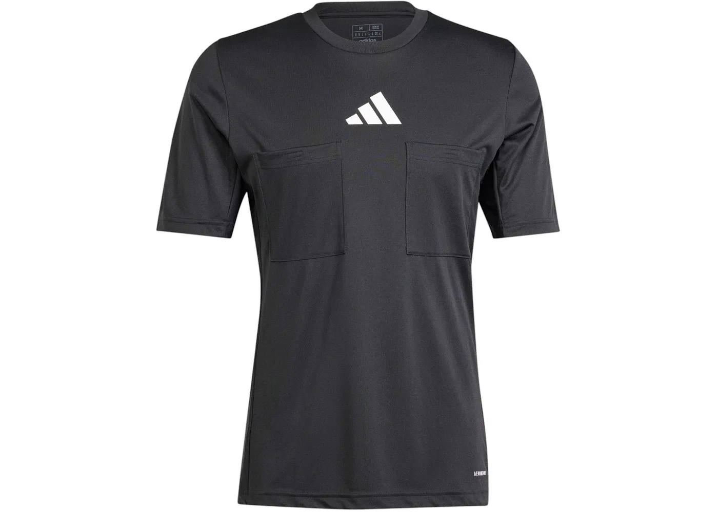 Мужская футбольная футболка рефери с длинным рукавом Jersey Adidas, Black