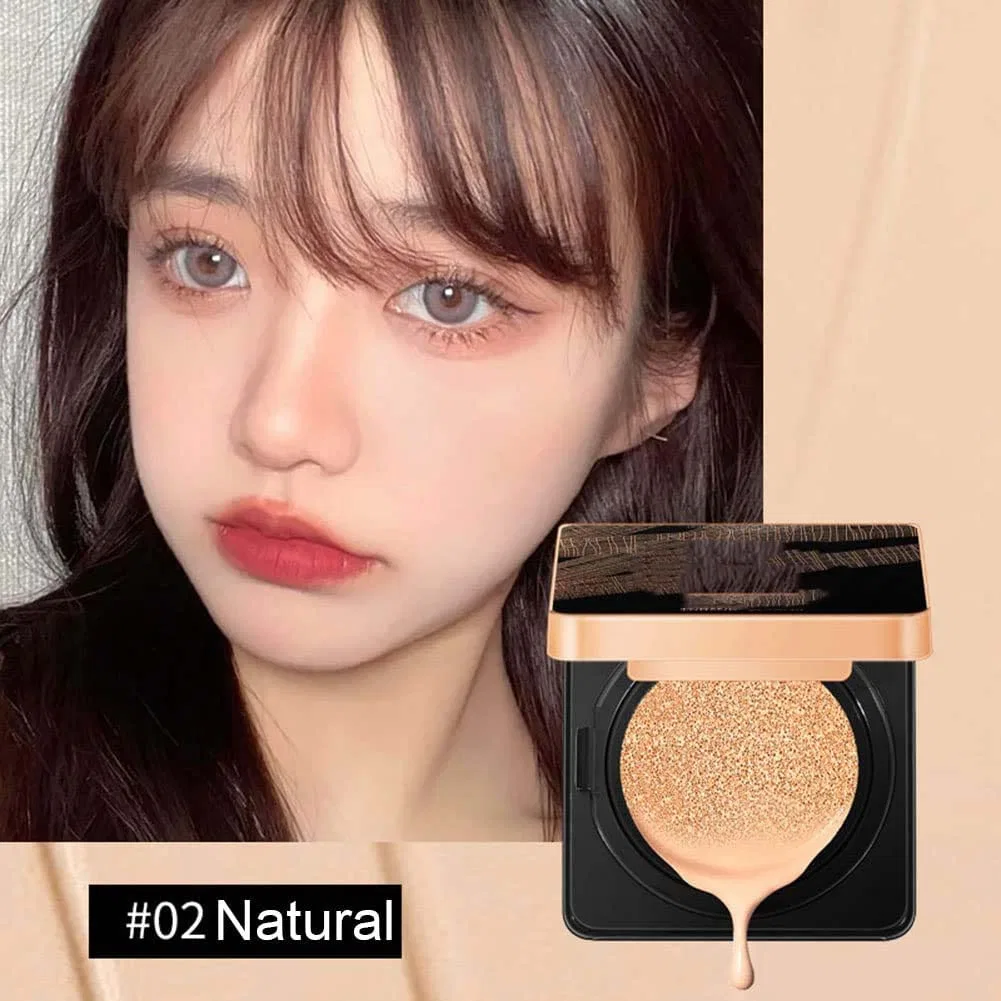 BB Cream Gold Concealing Beauty Air Cushion, Niblido, 15 г, Natural — фото 2