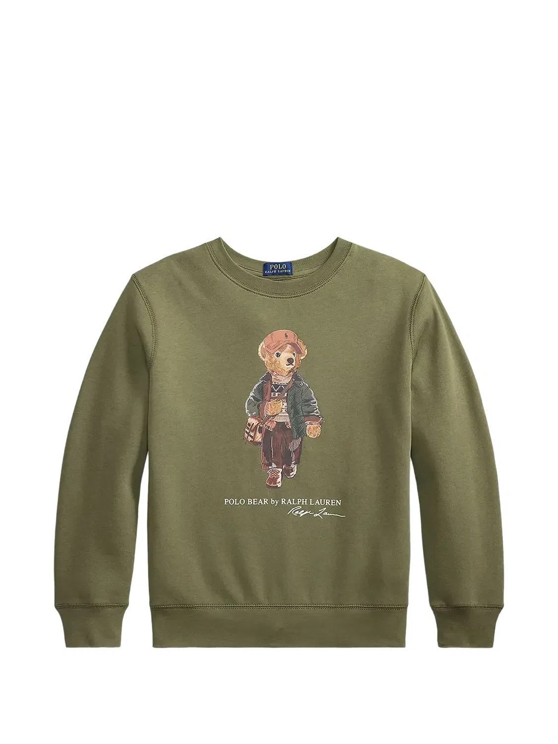 Флисовая толстовка Polo Bear зеленая Polo Ralph Lauren, зеленый