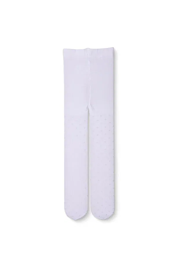 Детские колготки для девочек с принтом Hellobaby, White Printed Ebebek Hello Baby