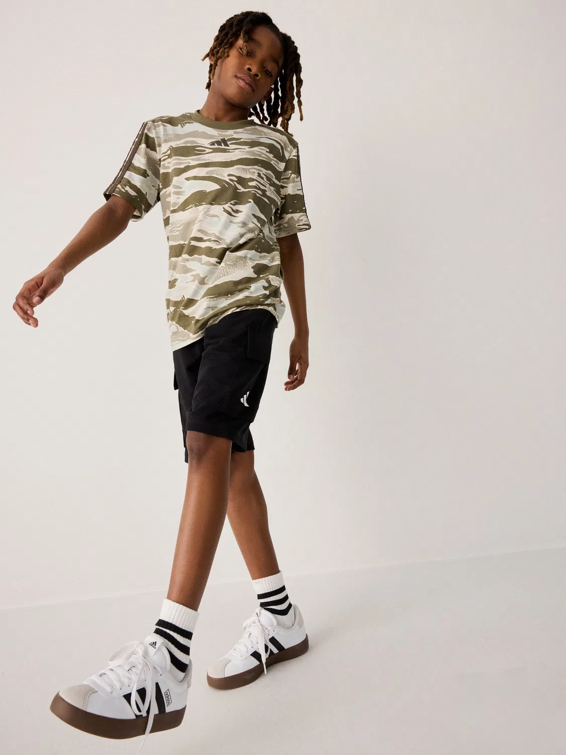 Шорты карго Essentials adidas, черный — фото 3