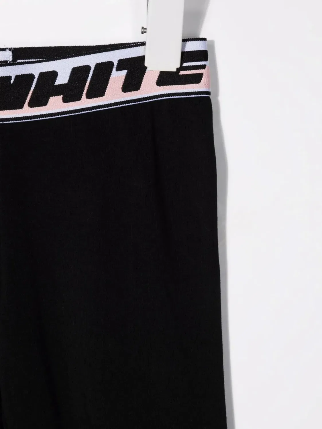 Леггинсы с логотипом на поясе OFF-WHITE, черный — фото 3