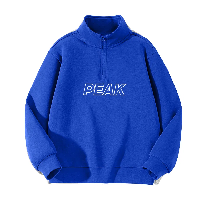Детский свитшот с полуоткрытым воротником, с вырезом, Red/PK White Cut-Out Large, PEAK — фото 3