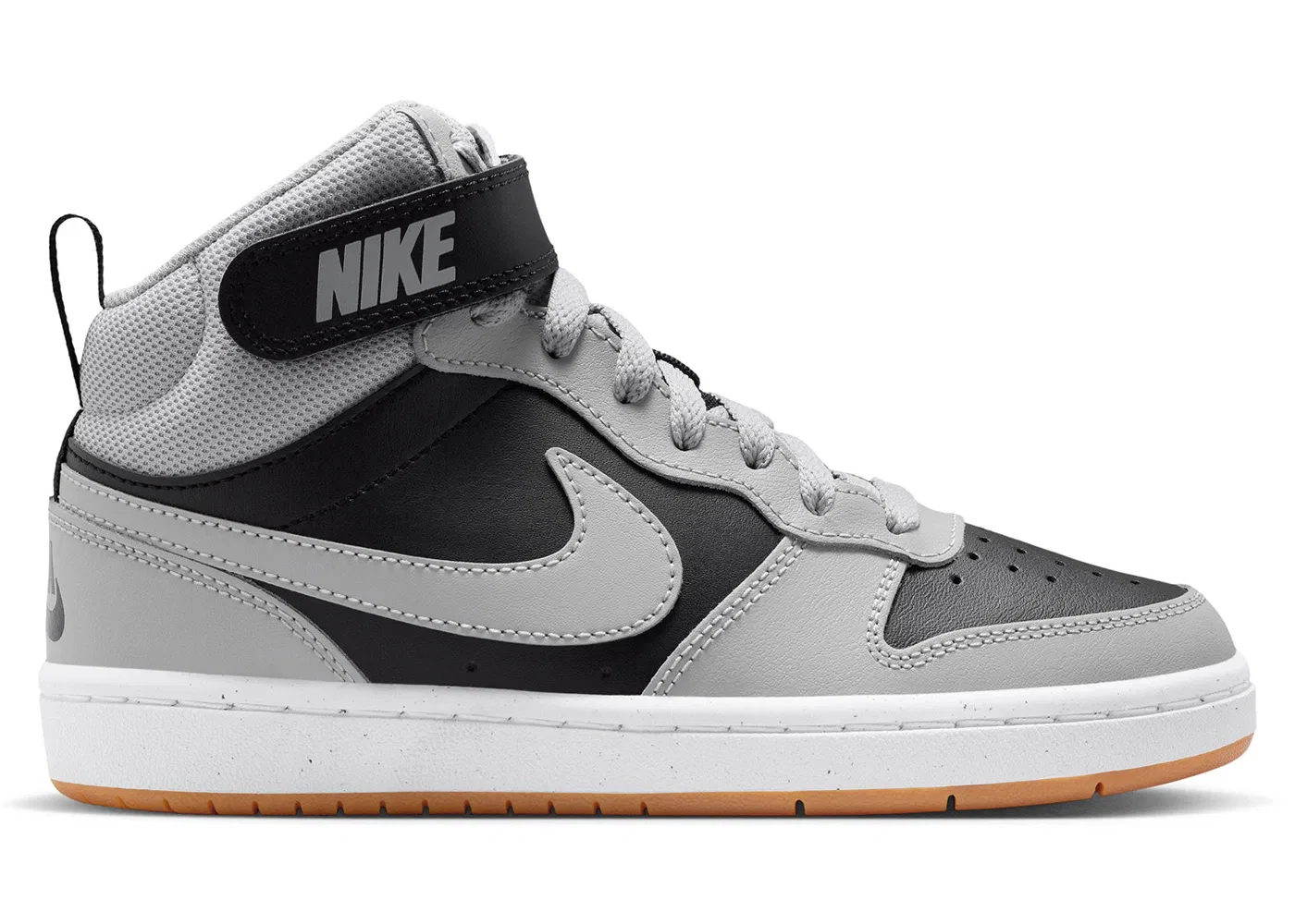 Детские кроссовки Lifestyle Nike Court Borough Mid 2, Black/White/Gum Medium Brown/Light Smoke Grey