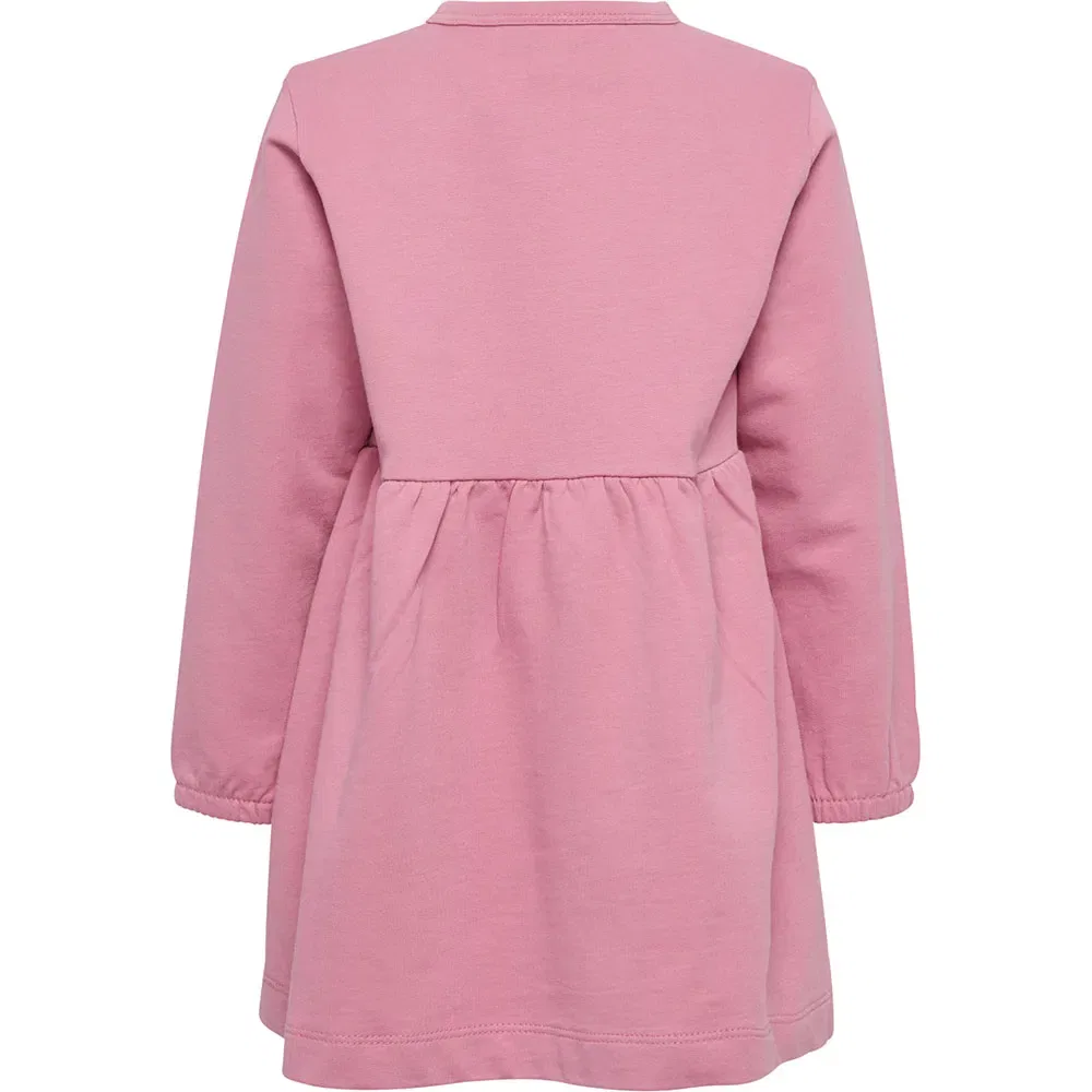 Платье с длинным рукавом Mini Reg Placket Hummel, розовый — фото 2