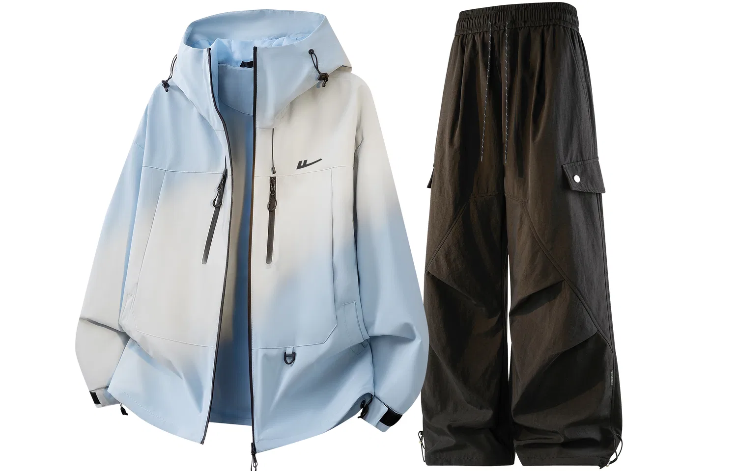 Детский комплект ветровка и брюки с капюшоном, Windbreaker Jacket & Pants Sets, WARRIOR