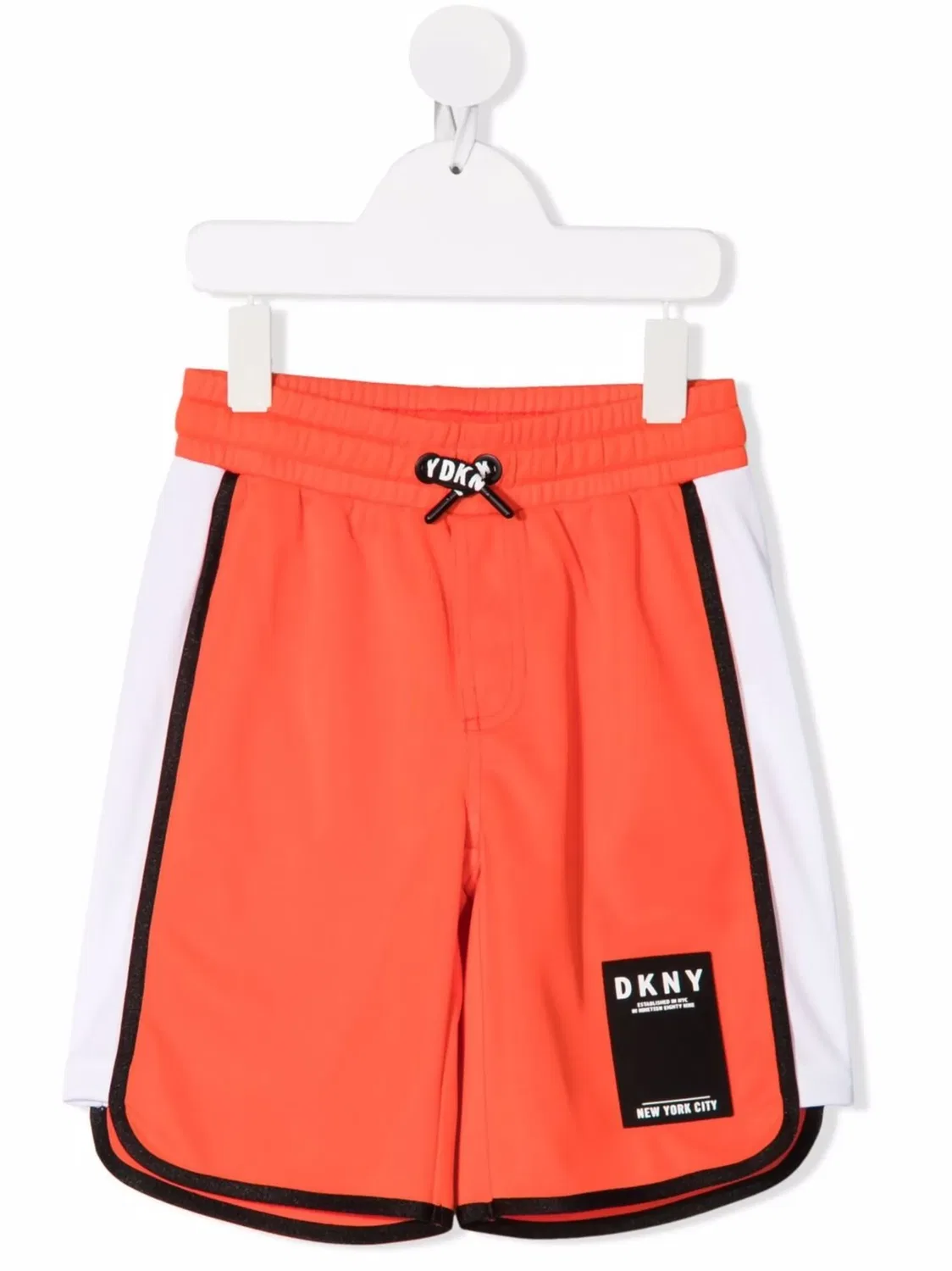 Панельные шорты с логотипом DKNY, оранжевый