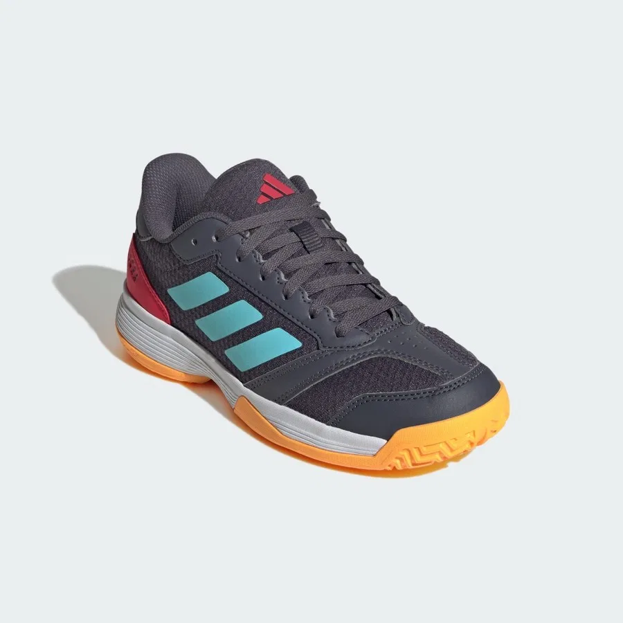 Кроссовки для зала Ligra 8 Kids adidas, Бело-черный — фото 3