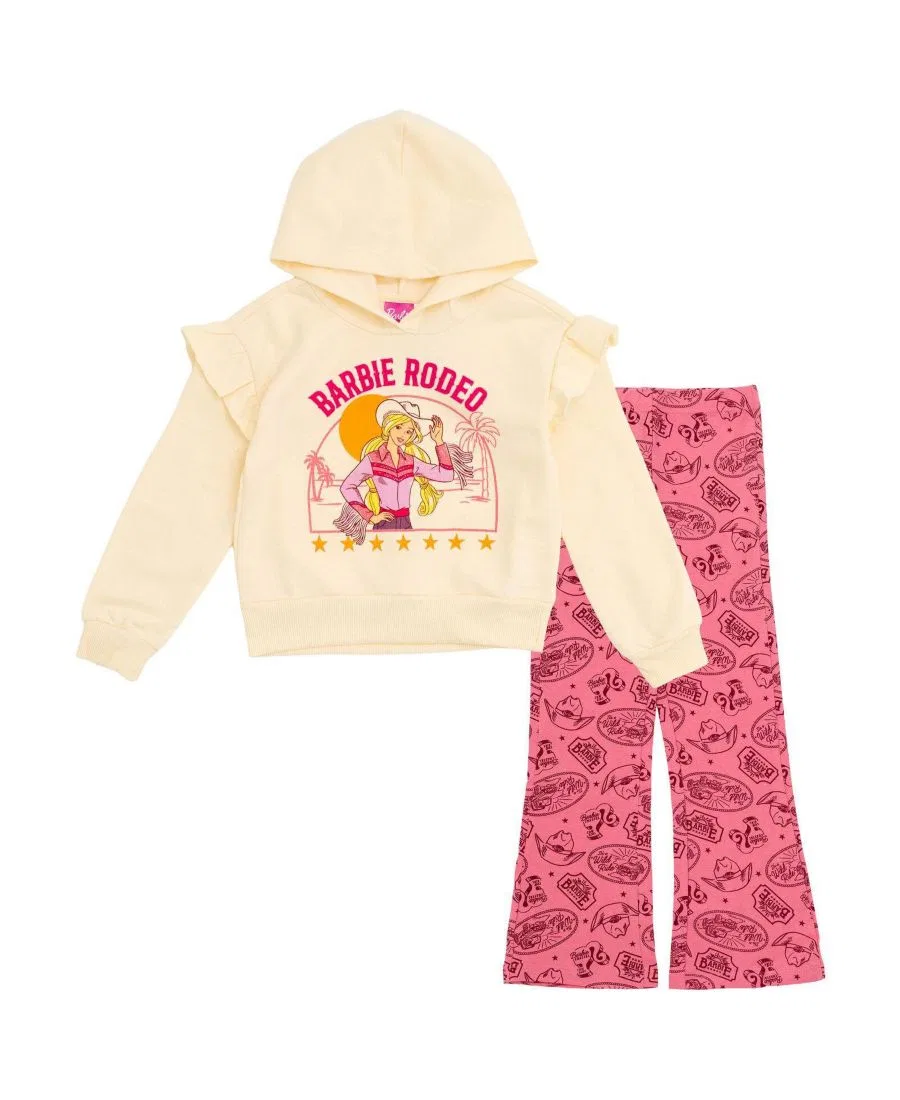 Комплект из худи и леггинсов с капюшоном, 2 предмета Barbie, Ivory Sunset Pink