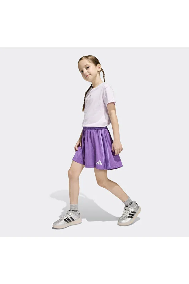 Детский спортивный костюм для девочек однотонный Glam kids lilac Adidas, Purple — фото 2