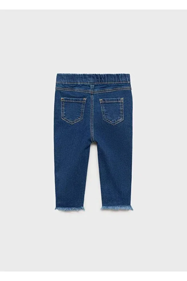Детские шорты для девочек хлопковые Mango Baby, Dark Blue — фото 2