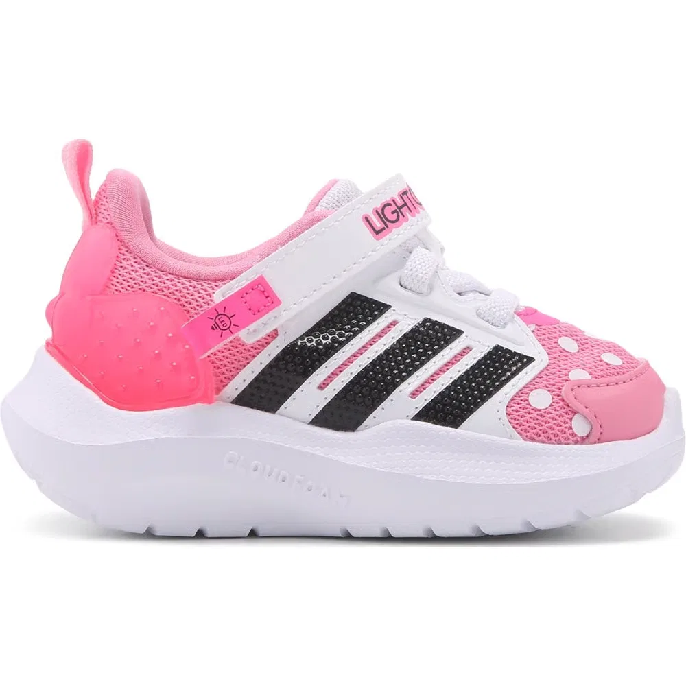 Детские светящиеся кроссовки Lightorama для малышей Adidas, Light/Pastel Pink — фото 2