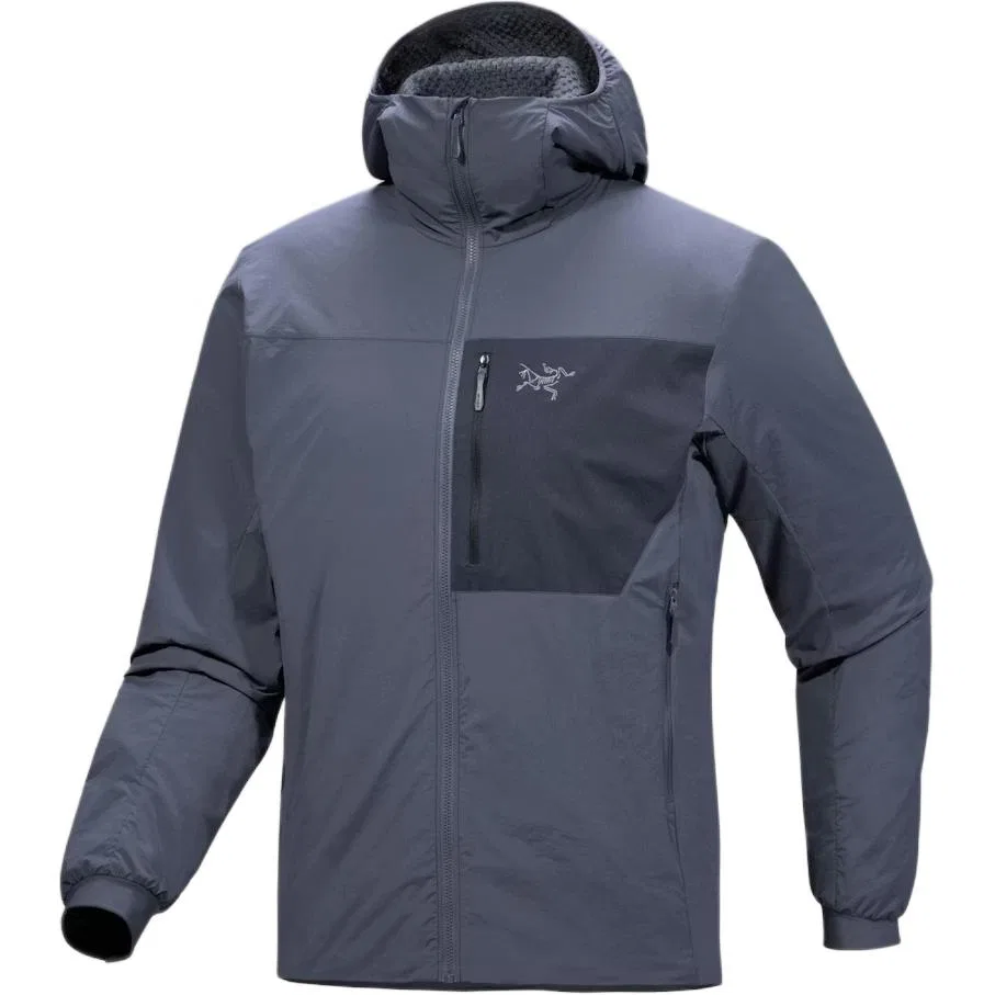Мужское пуховое пальто с принтом Arcteryx PROTON, Deep Stratus Blue/Blue Black/Dk Stratus/Black Sapphire