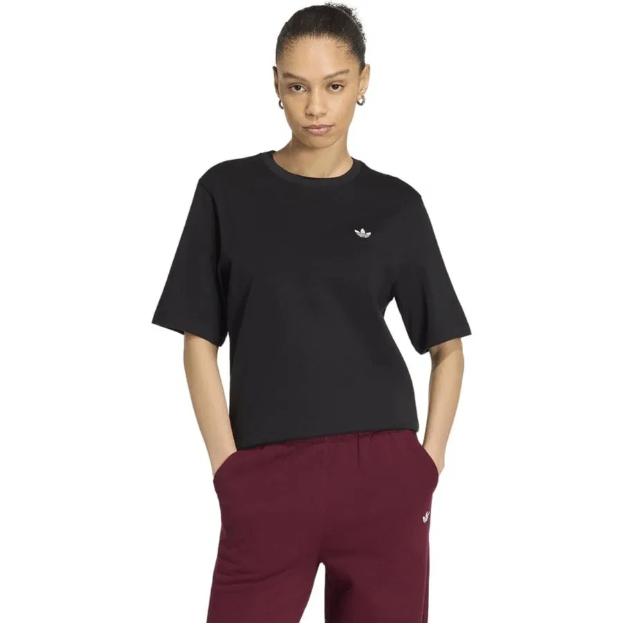 Футболка женская с коротким рукавом adidas Ess Tee, Черный