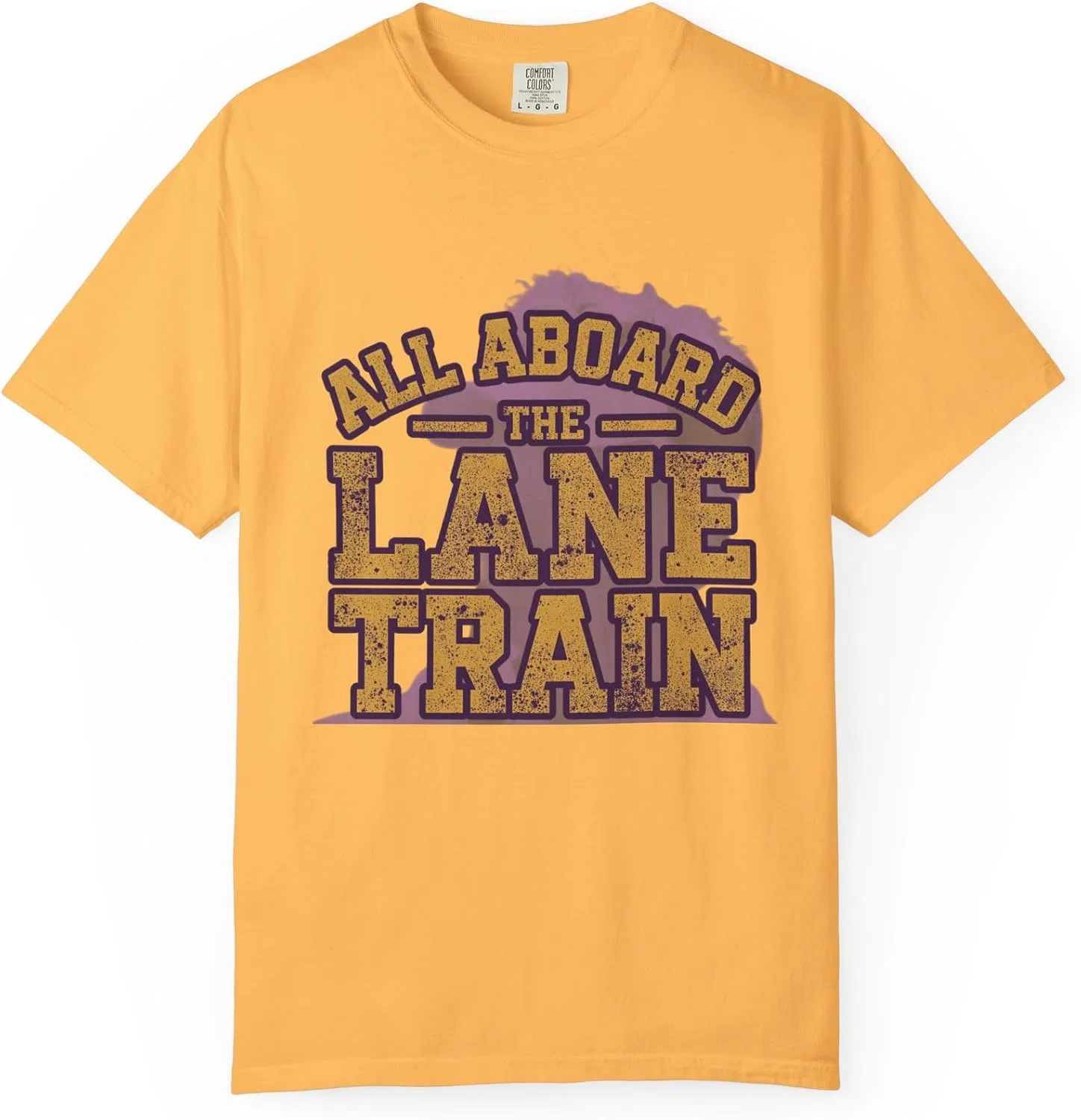 Женская футболка с принтом All Aboard The Lane Train, Citrus