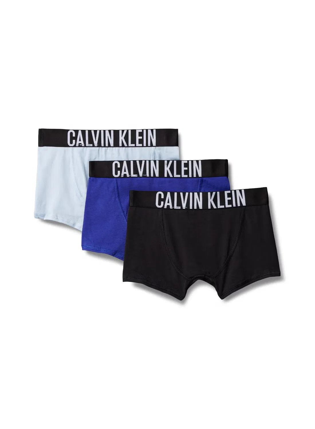 Трусы-боксеры с логотипом, комплект из 3 штук, Calvin Klein Jeans, черный — фото 2