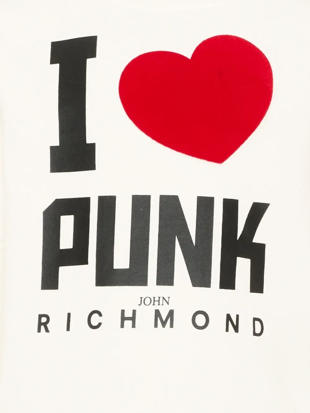 Свитер с логотипом и сердечками John Richmond Junior, бежевый — фото 3
