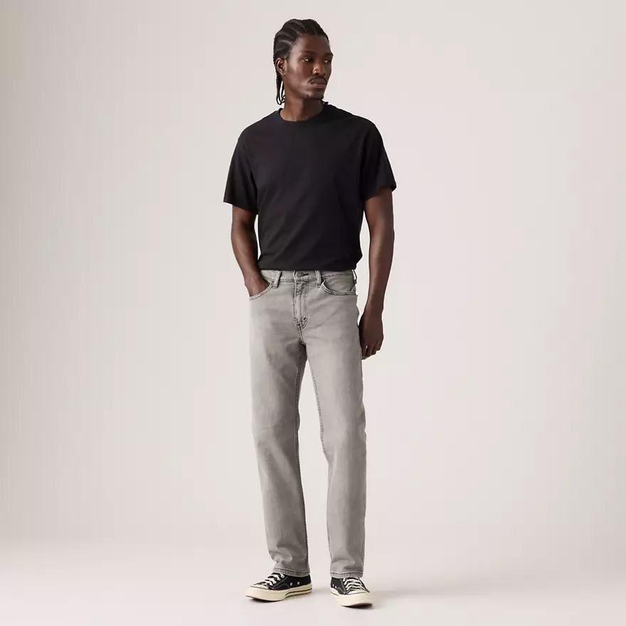 Мужские джинсы Levi's 514 Straight Fit Cut, серый — фото 2